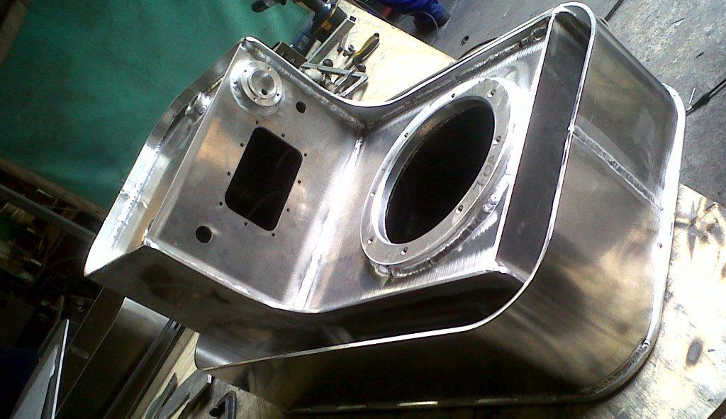 working in aluminium